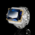 Blauer Spinellring