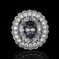 Schwarz‑Grau Ring